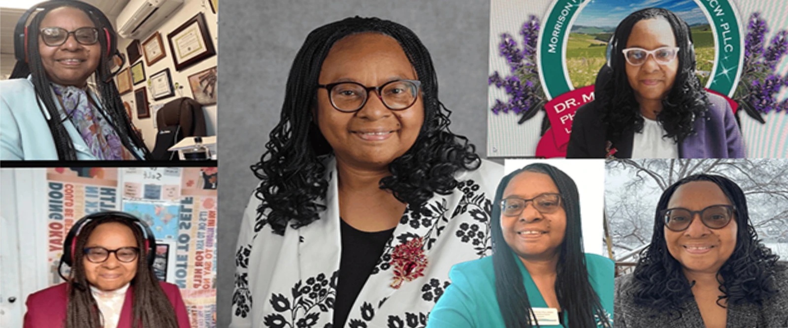 Original portrait collage banner