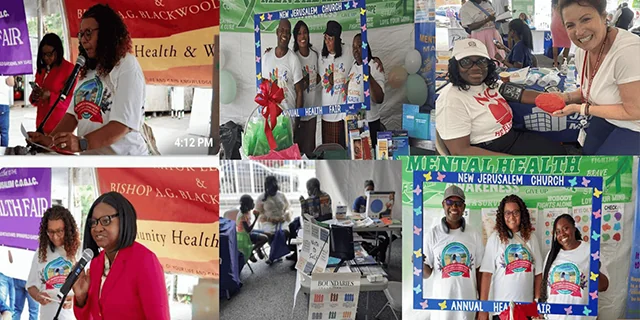 Original community mental wellness photo collage